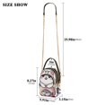 thumbnail image 2 of FORMRS Crossbody Bag for Women Quilted Travel Shoulder Cell Phone Purse with Chain Strap Handbag, White Cute Cat, 2 of 7