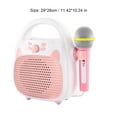 thumbnail image 2 of fastboy Machine de Karaoké pour Enfants Jouets Chantants Microphone Jouet Intérieur Extérieur Portable Rose, 2 of 9