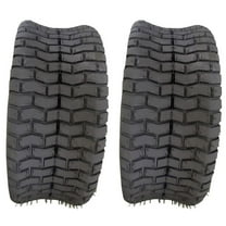 Ktaxon 2 Pack 16x6.50-8 Lawn Mower Turf Tires, Garden Mower Tractor Cart Tires, 4PR Golf Cart Tires, Tubeless