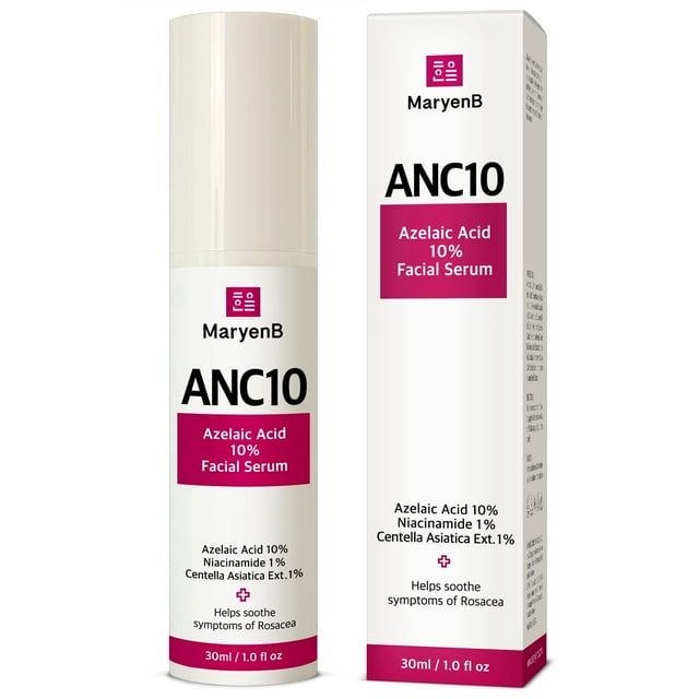 Sérum facial MaryenB Ácido azelaico 10% con niacinamida 1% y cica 1%