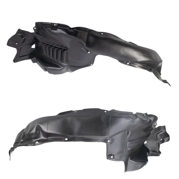 TRQ Front Inner Fender Liner Set Fits Select 2016-2023 Toyota Tacoma TO1248205 TO1249205