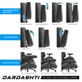 thumbnail image 7 of Atlantic Dardashti Ergonomic Gaming Chair, Commercial Grade, 27.5"L x 27.5"W x 51.5"H, Arctic White, 7 of 7