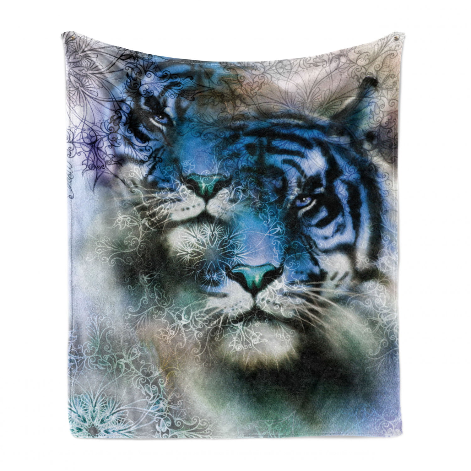 Large Tiger Beast Soft Chunky Blanket Bedspread Throw Sofa Rug Home Decor Warm 
