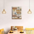 thumbnail image 2 of Farmhouse Kitchen Decor Wall Art Rustic Kitchen Sunflower Cotton Butterfly Pictures For Wall Country Kitchen Sign Canvas Print Modern Artwork For Kitchen Dinning Room Framed 12"x16"Ready to Hang, 2 of 6