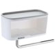 thumbnail image 1 of Ecoco Estante de almacenamiento de baño montado en la pared Caja de almacenamiento con barra de toal Tomshoo Titular de almacenamiento, 1 of 7