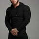 thumbnail image 1 of pstuiky manga larga para hombre, Sudadera deportiva informal de rayas verticales de color liso con capucha y manga larga para hombre camisetas de hombre xl, 1 of 6
