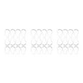 thumbnail image 1 of Ganchos enrollables Wosthever 12 piezas para cortina de ducha Acero inoxidable Negro, 1 of 6
