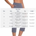 thumbnail image 3 of BUIGTTKLOP Womens Capri Pants High Waisted Straight Leg Yoga Capris Leggings Dressy Casual Pull on Stretch Crop Workout Summer Pants with Pockets, 3 of 6