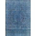 thumbnail image 1 of Ahgly Company Machine Washable Indoor Rectangle Industrial Modern Iceberg Blue Area Rugs, 6' x 9', 1 of 7