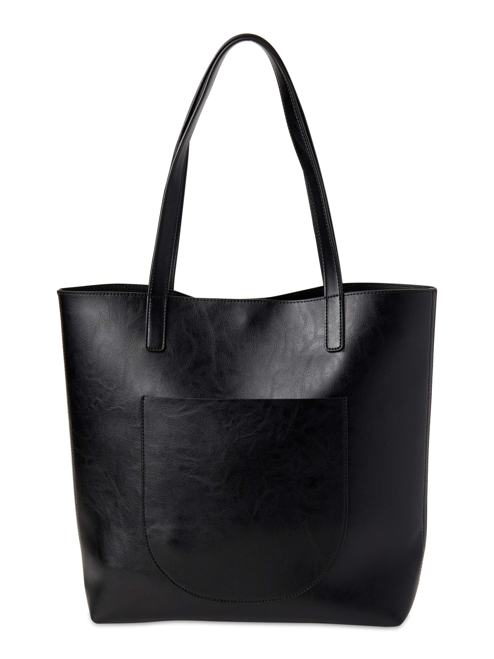 Time and Tru Time and Tru Elisa Tote Bag with Bonus Pouch Walmart