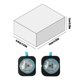 thumbnail image 3 of Lens Guards Protector Anti Scratch Lens Cap Cover Impermeable para Insta360 X3 Ehuebsd Para estrenar, 3 of 3