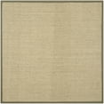 thumbnail image 5 of SAFAVIEH Natural Fiber Juniper Border Sisal Runner Rug, Natural/Green, 2'6" x 10', 5 of 9