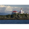 thumbnail image 2 of Paulson, Don 24x17 Gold Ornate Wood Framed with Double Matting Museum Art Print Titled - Canada, BC, View of Green Island Lighthouse, 2 of 4