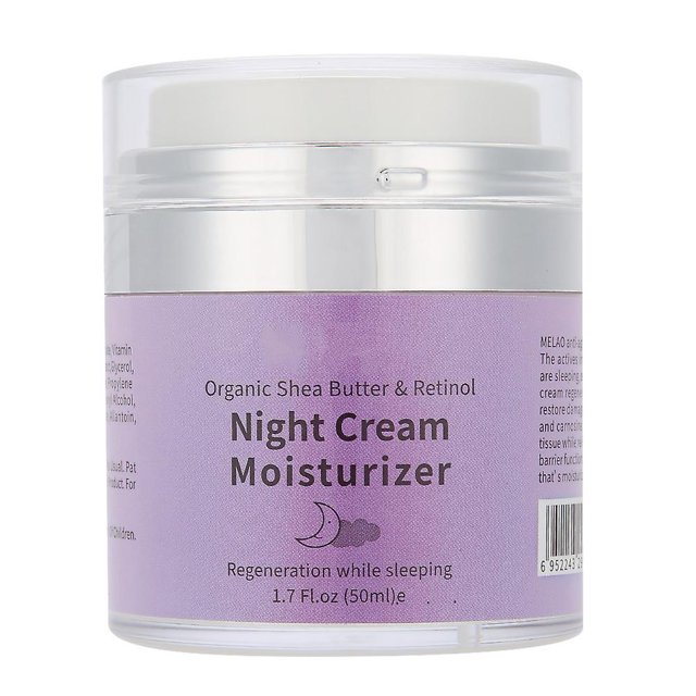 Crème de nuit hydratante au rétinol, crème visage nourrissante anti-rides, 50 g