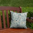 thumbnail image 3 of ARDEN Outdoor Toss Pillow, Set of 2, 16 x 16, Water Repellent, Fade Resistant 16 x 16, Pistachio Botanical, 3 of 9