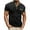 Black^, variant on Jjayotai George Polo Shirts for Men, Men's Casual Fashion Solid Color Lapel Short Sleeve Shirt with Button Pocket, Golf Tees