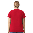 thumbnail image 5 of Gildan Women’s T-Shirt, 100 Ultra Cotton, Crewneck Short Sleeve Classic Tee, Red, Sizes S-3XL, 5 of 5
