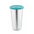 thumbnail image 1 of Vaso/Recipiente para alimentos mini de acero inoxidable Signora Ware con tapa | Vasos de vidrio herméticos a prueba de fugas para oficina, gimnasio, yoga, senderismo, trekking, viajes, hogar y cocina, 1 of 3