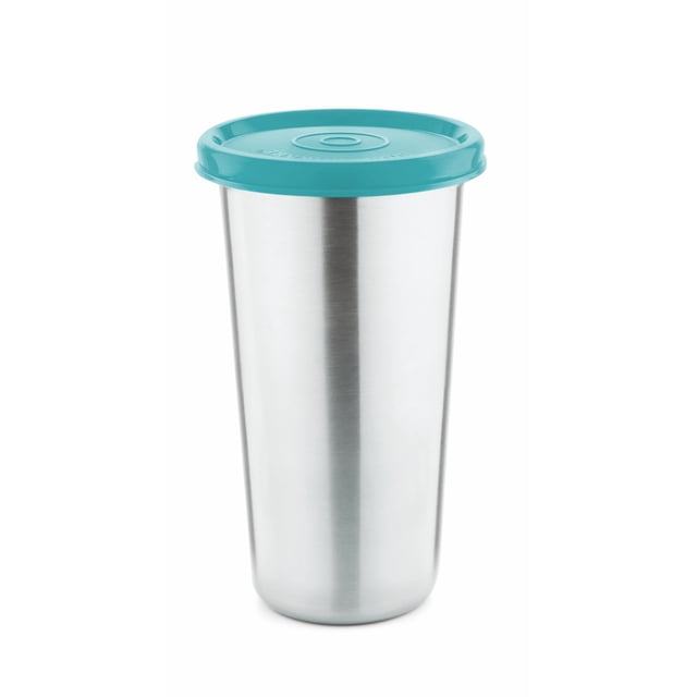 Vaso/Recipiente para alimentos mini de acero inoxidable Signora Ware con tapa | Vasos de vidrio herméticos a prueba de fugas para oficina, gimnasio, yoga, senderismo, trekking, viajes, hogar y cocina