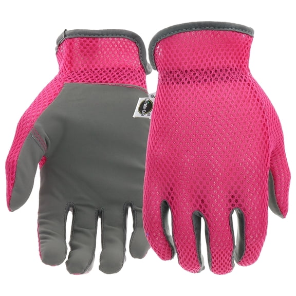 Miracle-Gro Garden Care Women's Small/Medium Polyester Mesh Pink Garden Gloves
