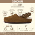 thumbnail image 3 of Cushionaire Luz Suede Clogs for Women with Fuzzy Lining, 3 of 24