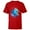Red, variant on Avengers: Endgame Logo Blurred Ink - Short Sleeve T-Shirt for Kids - Customized-Red
