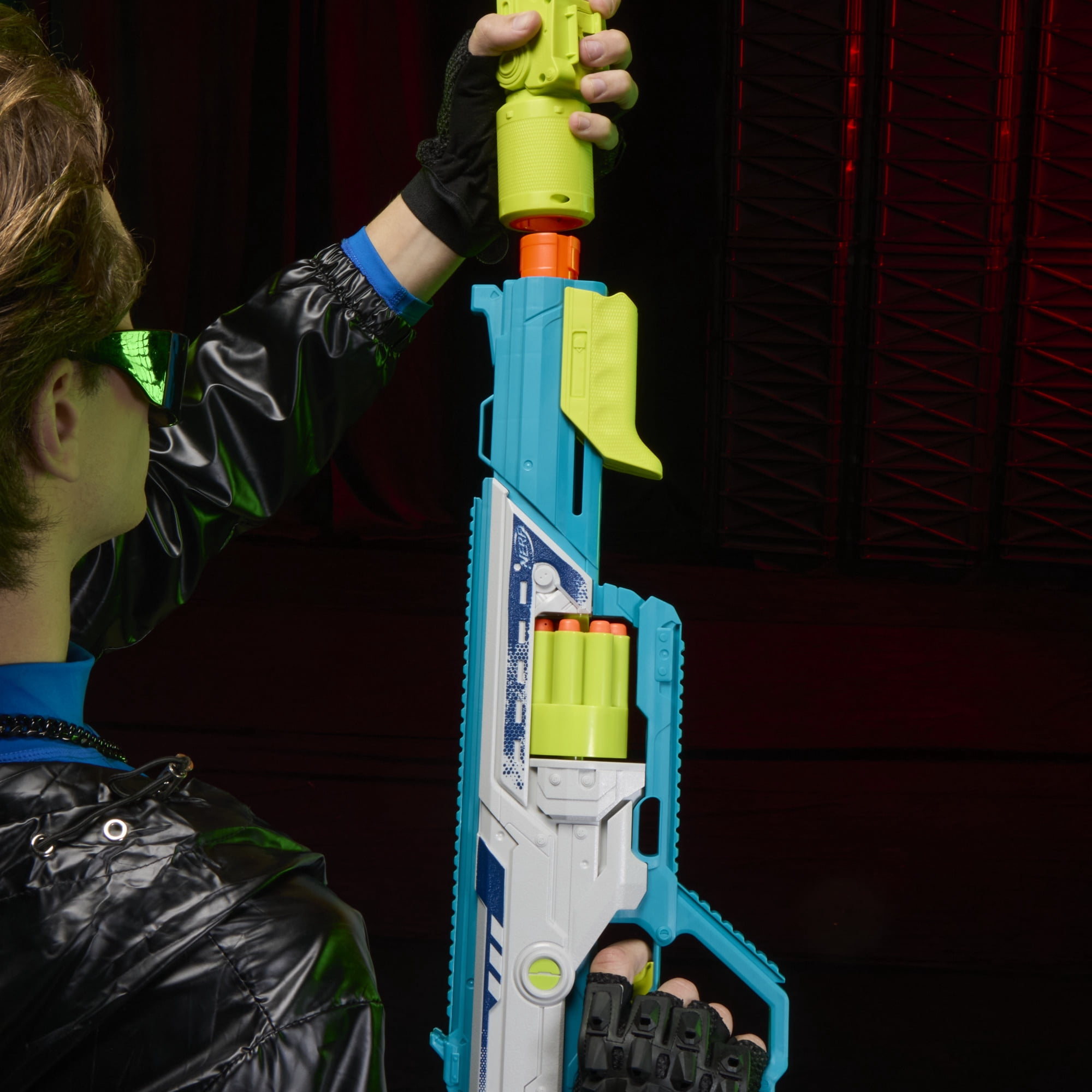 Nerf Elite Rebel Ops Deadeye Blaster, 2 Attachments, 24 Nerf Elite Foam Darts, 8 and up
