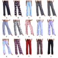 thumbnail image 4 of OUSITAID Pantalon de Détente pour Femmes à Jambe Grand Imprimé, Pantalon de Sport pour Dormir, Extensible, Décontracté, Bas, Maison, Doux, Pantalon de Pyjama, Grande Taille, Vêtement de Nuit, P-3TG, 4 of 5