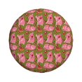 thumbnail image 3 of Spare Tire Cover, Cartoon Pigs Wheel Cover Tire Covers for Trailers Car Truck Camper Universal Tire Covering Fits Diameter 15 inch, 3 of 7