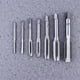 thumbnail image 4 of Juego de 7 machos de roscar con ranuras rectas, brocas de enchufe, herramientas manuales para trabajar el metal, cortador de agujeros en espiral (plata), 4 of 7