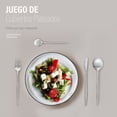 thumbnail image 3 of Juego de Cubiertos Idea Nuova Cubiertos modernos 24 Piezas Plateado, 3 of 6