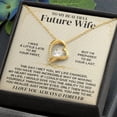 thumbnail image 2 of To My Future Wife Necklace - Promise Necklace For Her, Fiance Gifts For Her, Birthday Gifts For Future Wife With Message Card, To My Soulmate Necklace For Women Women Romantic Jewelry With Message Card, Gift Box, 2 of 5