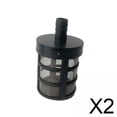 thumbnail image 1 of 2 Filtros De Manguera Para El Hogar, De Acero Inoxidable Negro, Con Cifrado Para Pulverizadores Grandes, 1 of 8