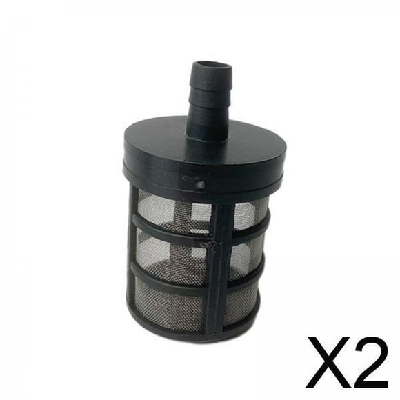 2 Filtros De Manguera Para El Hogar, De Acero Inoxidable Negro, Con Cifrado Para Pulverizadores Grandes