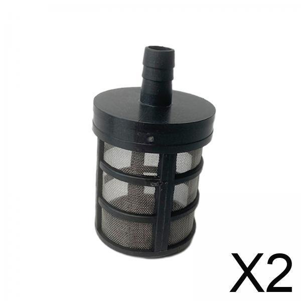 2 Filtros De Manguera Para El Hogar, De Acero Inoxidable Negro, Con Cifrado Para Pulverizadores Grandes