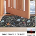 thumbnail image 3 of Math Equations Colorful Doodles Black Pattern Door Rugs,Washable Non Slip Door Mats Indoor,Decorative Door Mats,Entry Mat Indoor for Entrance,Bedroom,Kitchen,Bathroom,30"x17", 3 of 6