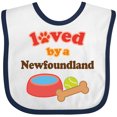 thumbnail image 3 of Inktastic Newfoundland Dog Lover Boys or Girls Baby Bib, 3 of 4