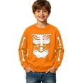 thumbnail image 4 of SJLDQY Boys' Halloween Sweatshirts Long Sleeve Crew Neck Sweatshirt Hallowmas Skeleton Graphic Casual Pullover Tops for Boys, 4 of 4