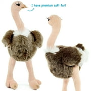 Ola the Ostrich | 11 Inch Realistic Looking Stuffed Animal Plush | By TigerHart Toys