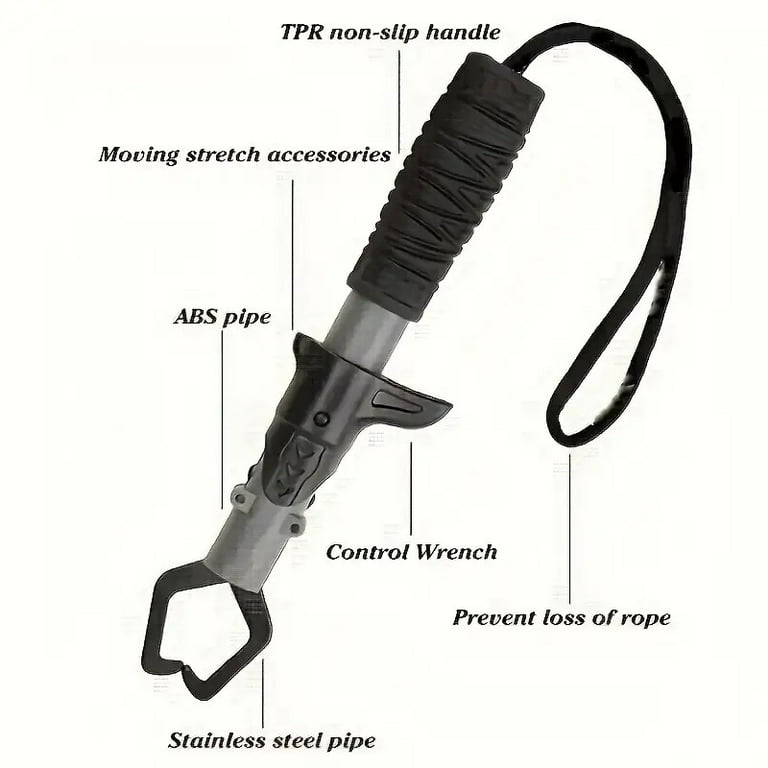 Fishing Tool Kit Set - Includes Fish Gripper, Pliers, Scissors & Hook Remover