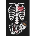 thumbnail image 4 of Old Glory Mens Pilgrim Baby Pregnant Skeleton Halloween Costume Long Sleeve T Shirt, 4 of 6