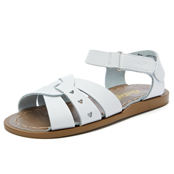 Weestep Girls Leather Toddler Little Kid Hoop Loop Sandal