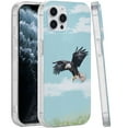 thumbnail image 5 of For Apple iPhone XR Case, Fashion Layer Design Slim IMD TPU Protective, Shockproof Hybrid Stylish Durable Hard PC Phone Cover (Eagle), 5 of 6