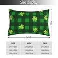 thumbnail image 2 of Yiaed Happy St. Patrick's Day5 Print Brushed Microfiber Envelope Pillowcases, Standard,Envelope Closure Pillow Cases(No pillow core)-20"x30", 2 of 6