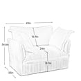 thumbnail image 5 of Green Corduroy Design | Spacious Single Seating with Armrests | Relaxing and Convenient Seating Experience, 5 of 5