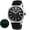 Black, variant on Automatic Watch for Men, Sport 10ATM Waterproof Mechanical Watch with Silicone Strap, Date Calendar, Super Luminous, Sapphire Glass, Fashion Men's Diver Wristwatch, Black