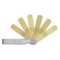 6 Blade Non-Magnetic Feeler Gauge Set, 1/2" x 3" Blades