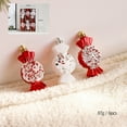 thumbnail image 4 of 6pcs Christmas Candy Ornament Gift Set - Painted Festive Christmas Tree Hanging Decorations, Colorful Holiday Ornaments for Home & Party, Cute Gift Boxed Xmas Keepsakes, 1.6*3.5*1.2in, Multicolour, 4 of 8
