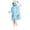 Blue, variant on YAYUBA Girls Raincoat Outdoor Wear With Inflatable Hood for Kids School Playground Daily Use Lightweight Comfortable, Pink, 13-15 Years