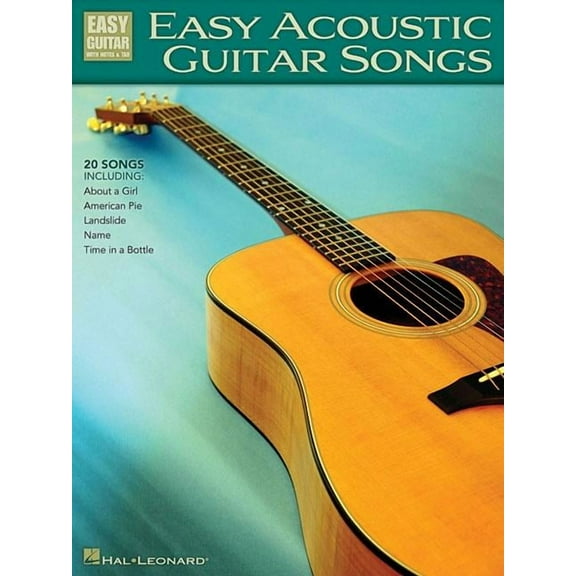 Easy Guitar with Notes & Tab: Easy Acoustic Guitar Songs (Paperback)